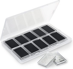 1 Oz Silver Bar Holder, 20 Pcs Silver Bar Capsule Storage Bar Capsule Container