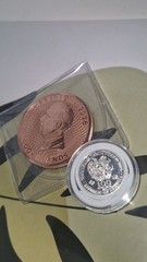 1/4 0Z 999 SILVER 100 DRAM 2019.1 OZ COOK ISLAND PROOF PROOF. COPPER INT SHIPPING