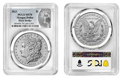 2023 Morgan Silver Dollar PCGS MS70 FIRST STRIKE INCLUDES Box/COA