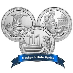 5 oz America the Beautiful Silver .999 Fine Random Date & Design