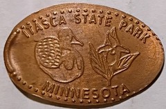 Park Rapids, Minnesota – Itasca State Park Elongated Pressed Penny