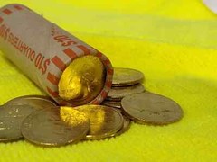 SINGLE COIN Gold Plated Quarters-24K Pure Gold- Bulk Purchase Available