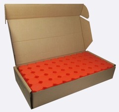 50 Square Coin Tubes For 1 Oz US American Gold Eagle Coin 1 Box of 50 Guardhouse