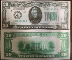 Reproduction 1928 Federal Reserve Note Set $5 -$10,000 Complete Set 9 Notes