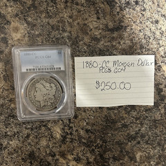 1880-CC Morgan Silver Dollar $1 Carson City Business Strike PCGS G04 90%