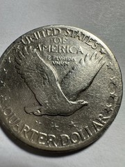 1926 S Standing Liberty Quarter – Fine – 90% Silver 25 Cents – Scarce Date
