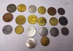 Twenty Tokens. Various Trade And Arcade Tokens. No Dupes. (27)