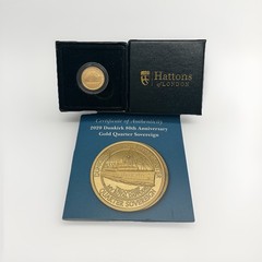2020 New Zealand Dunkirk 80th Anniversary Gold Sovereign Low Mintage!