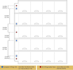 30 Sheets Coin Binder Sheets for 2″ x 2″ Coin Flips – 600 Pockets 7 Holes Coin