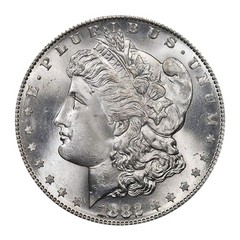1882 Morgan Silver Dollar