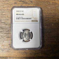 2003-D Jefferson Nickel MS66 6 FS NGC
