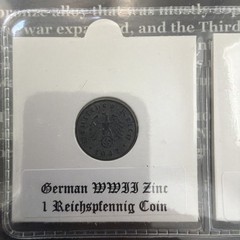 Nazi Germany Zinc Coins World War 2