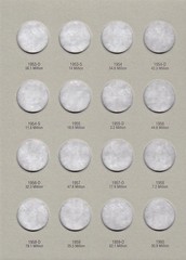 H E HARRIS 2689 Coin Folder Washington Quarter #2 1948-1964 Album / Book 25 cent