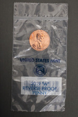 2019 W Reverse Proof Lincoln Penny 1c USA West Point Mint Sealed In Original Bag