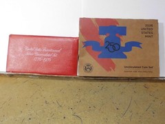 1976 & 2026 UNCIRCULATED COIN SETS 200th & 250th ANNIVERSARY “IN HAND” FOR BOTH
