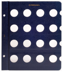 Whitman Classic Blank 23mm Album Page – 16 Slots – No. 2112 NEW