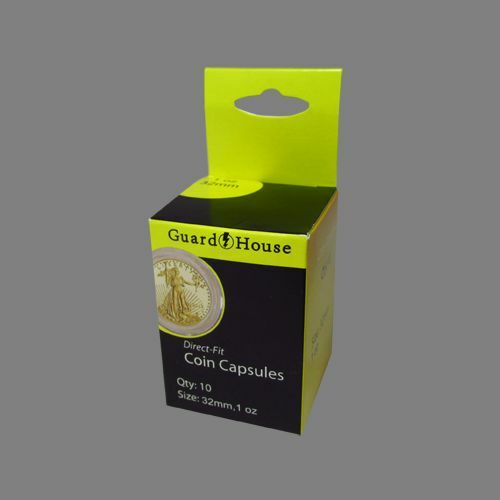 Guardhouse Direct Fit Coin Capsule 1 Oz Eagle 10 Pak