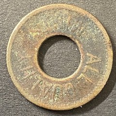 “Good for a 5c Package of Mints” “All Quality Mints” Token Arcade 21mm 3.1g