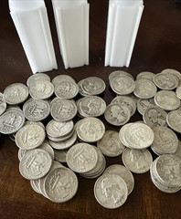 90% Silver Washington Quarters Circulated – Random Dates and Mints 1933-1964