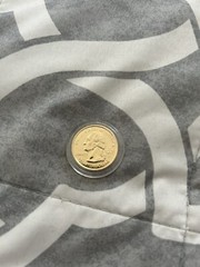 2001 Vermont 24 Karat Gold Plated Quarter