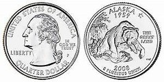 2008 P Alaska State Quarter BU Brilliant Uncirculated Coin