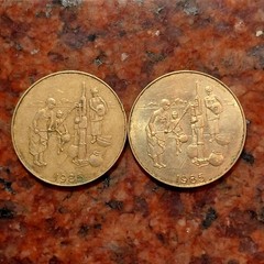 1985 WESTERN AFRICAN STATES 10 FRANCS COIN (1 COIN PER SALE) – #B7886