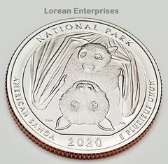 2020 S ATB Quarter -American Samoa Bats- CLAD ✼PROOF✼ Uncirculated
