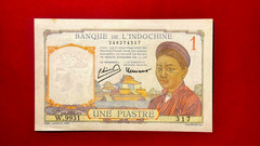 French Indo-China 1 Piastre 1932 1939, UNC