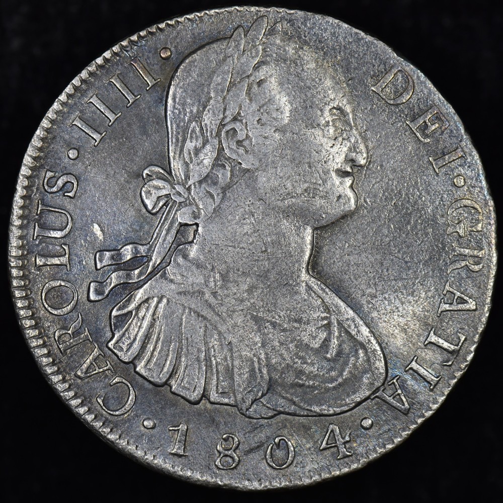 1804 BOLIVIA 8 REALES ✪ XF EXTRA FINE DETAILS ✪ SILVER COIN 8R ◢TRUSTED◣