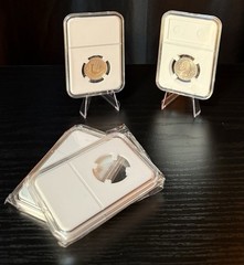 This Is a Single 24mm Coin Slab Display Holder – Liberty, Washington Quarter Etc