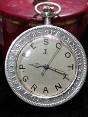 1896 Morgan Silver Dollar UNIQUE Pocket Watch 13 Jewels Swiss Movement