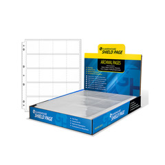 10 pack 2×2 Coin Album Pages 20 Pockets Binder Sheets Clear Acid Free Protectors