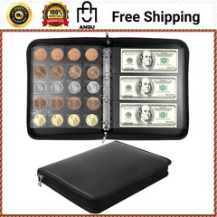 Coin Collection Book Album Holder for Collectors, 400 Pockets Fireproof Coin …