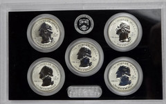 2018 S 90% Silver Reverse Proof .25c Set No Box or COA 5 Coins Lenses