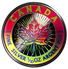 2003 Canada S$2 Maple Leaf 15th Anniversary – Hologram NGC SP69