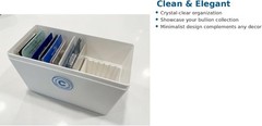 Assay Card Bin – Modular Stackable Storage Bin, Metals Organizer (70 × 148 mm)