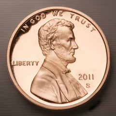 2011-S Lincoln Shield Cent Gem Deep Cameo Proof Penny Fast Shipping