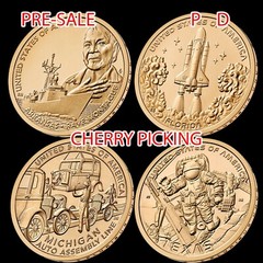 2025 P D AMERICAN INNOVATION ARKANSAS FLORIDA MICHIGAN TEXAS ⭐8 COIN ENROLLMENT