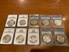 ✯ MS64 MORGAN SILVER DOLLARS PCGS / NGC ✅ 1878-1904 ✅ P S O Mints Coin Lot