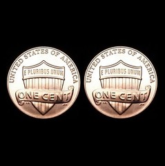 2018 P & D Lincoln Shield Cents – BU (two coins)