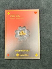 Lucky Rips High Rollers Gold Nugget 1.73 Grams 89-93% Pure Alaska Gold!