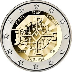 Germany – 2 Euro Commemorative 2023 Birth of Charlemagne UNC FREE SHIPPING