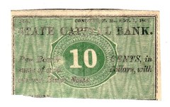 1862 10c Unknown Issuer – NEW HAMPSHIRE Note at State Capital Bank