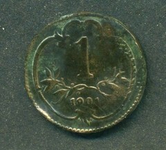 Austria 1 heller 1901 Combined Shipping