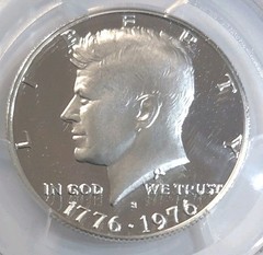 1976-S Kennedy Half Dollar 50C Silver 0.4 Fine PCGS PR69CAM Proof