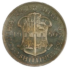 South Africa, 1950 George VI 2 Shillings. PCGS PR 66. 500 Proof Mintage