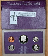 1985 S Proof Set – US Mint – OGP