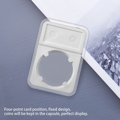 10 PCS Coin Slab Display Holder Storage 38mm for Morgan/Peace/Ike Silver Dollar