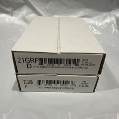 2021 American Innovation $1 Innovation Dollar (VA) two rolls P and D U.S. Mint