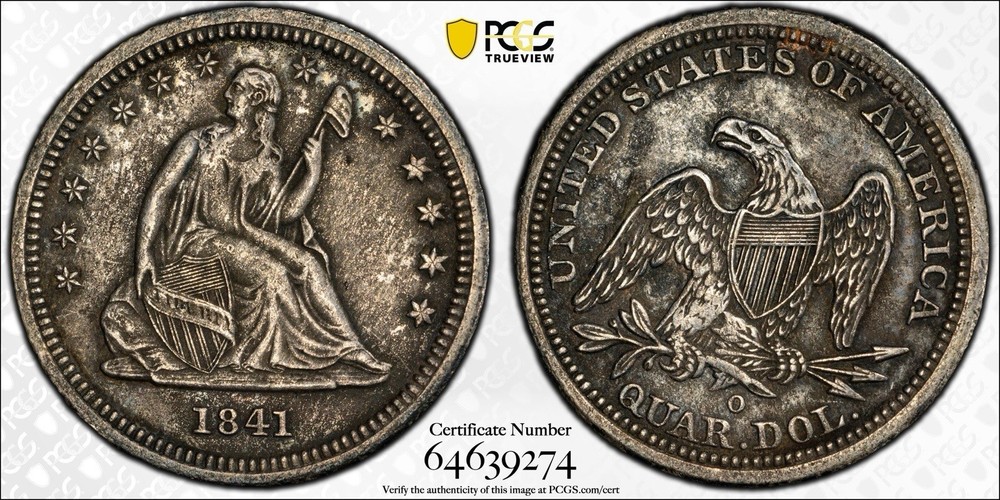 1841- O Seated Liberty Half Dollar 50c DDO PCGS XF Detail-Env. Damage